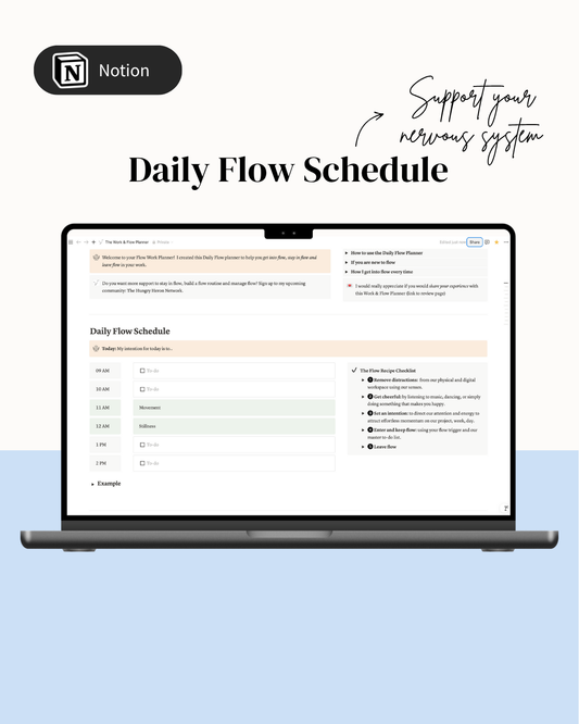 The Digital Flow Planner: Effortless Momentum and Weekly Progress (Notion Template)