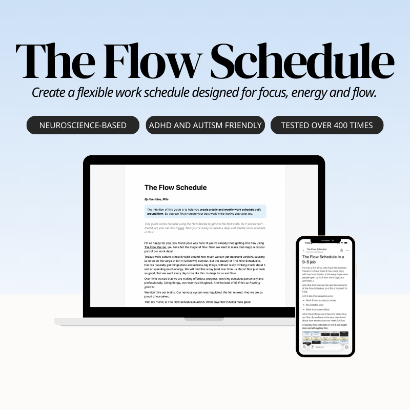 The Flow Schedule: Design a work week that keeps burnout away