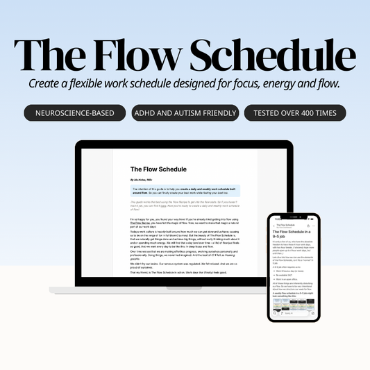 The Flow Schedule: Design a work week that keeps burnout away